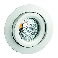Inbouwarmatuur MR16 draaibaar IP20, wit mat