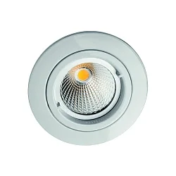 Downlight MR16 rond, stijf IP20, wit mat