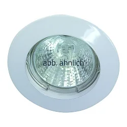 Inbouwarmatuur MR16 stijf IP20, mat, wit