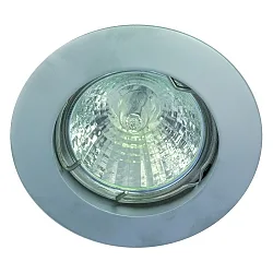 Inbouwarmatuur MR16 stijf IP20, chroom mat