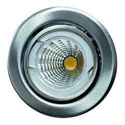 Inbouwarmatuur MR16 draaibaar IP20, rvs, glanzend