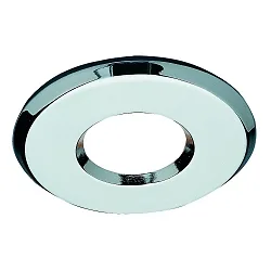 Inbouwarmatuur stijf IP44, chroom