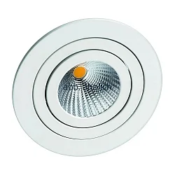 Inbouwarmatuur draaibaar, roteerbaar IP40, mat, gesatineerd, wit dimbaar 662lm 2900-3100K CRI 80-89