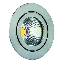 Inbouwarmatuur TULKA 4401 X5CRNIMO 316  rond, stijf IP55, rvs, glanzend 738lm 2400 | 2900K CRI 80-89