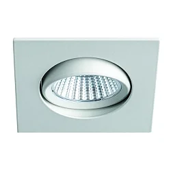ceiling recessed luminaire BAN COB swivelling, square, current constant IP40, white dimmable
