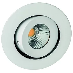 Inbouwarmatuur RINCA COB rond, draaibaar, roteerbaar, constante stroom IP20, wit dimbaar 8W 694lm 2700K 25° CRI 90-100