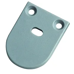 Eindkap UP20/11 halfrond, met voedermogelijkheid, aluminium
