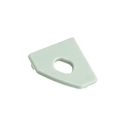 end cap EP18/18 with feed-in option, aluminium