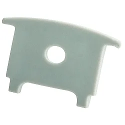 end cap COLLAR PROFILE HIGH high, with cable hole, grey