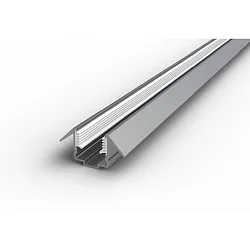 Hoekprofiel VARDAFLEX NEON/PLATIN SVQ/TVQ - 45° TILTED- 2M, aluminium