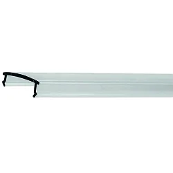 toebehoren Profiel omslag PFH405/8 / PFH415/8 / PFH425 / PFH435 / PFH455 - CLEAR 2M licht gebogen, transparant 200cm