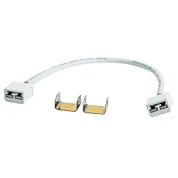 connector VARDAFLEX 8MM...10MM with feed-in option, bendable, white