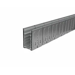Vloerprofiel PLATIN INGROUND 3D / BENDABLE - INOX  verticaal, horizontaal, buigbare, rvs