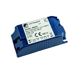 LED besturingsprogramma 24V 12W spanningsconstante, schakelbaar, blauw