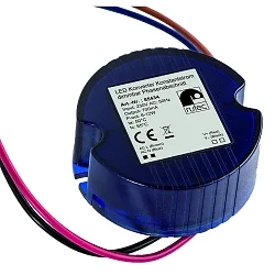 LED besturingsprogramma 700MA / 6-12W rond, met open kabel, constante stroom, dimbaar, blauw
