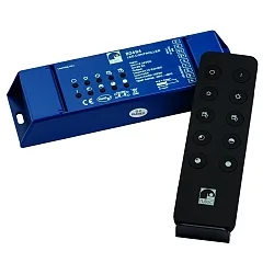 Controller RF 12V/24V - 240W/480W - RGBW 4 Kanaal, RGBW, met afstandsbediening, blauw, zwart