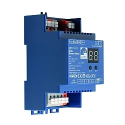 DALI dimmer OLED DALI-2 PUSH DIM DT8 / DC / 12+24V / SLAVE PWM 4 Kanaal, blauw