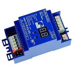 DALI dimmer DISPLAY DALI / 12+24V / 1-4 ADDRESSES 4 Kanaal, blauw