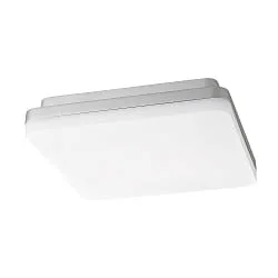 Opbouw armatuur SQUARE 27 IP54, zilver 