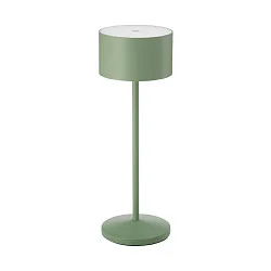 battery table lamp VELUNA up / down, CCT Switch, set of 1, with touch dimmer IP44, sage green dimmable