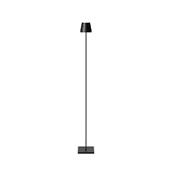 Vloerlamp op batterijen NUINDIE USB-C up / down, met USB-Aansluiting, CCT Switch, met Touch-Dimmer IP54, nacht zwart dimbaar