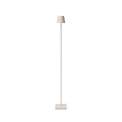 Vloerlamp op batterijen NUINDIE USB-C up / down, met USB-Aansluiting, CCT Switch, met Touch-Dimmer IP54, duin beige dimbaar