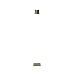 Vloerlamp op batterijen NUINDIE USB-C up / down, met USB-Aansluiting, CCT Switch, met Touch-Dimmer IP54, vurengroen dimbaar