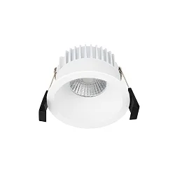 Inbouwarmatuur DILED IP20, wit dimbaar 6W 350lm 2700K 32° 32° CRI 95
