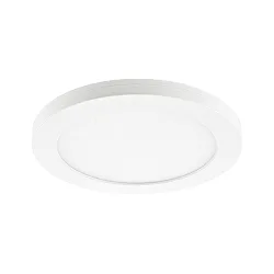 LED Downlight FLED 3-CCT, with DIP switch, IP20, CRi >90, glare free, white, Ø 22.5cm, 18W 3000-5000K 1400-1700lm 110°