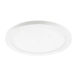 LED Downlight FLED 3-CCT, with DIP switch, IP20, CRi >90, glare free, white, Ø 33cm, 30W 3000-5000K 2700-3000lm 110°