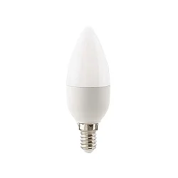 LED lamp kaarsvorm ECOLUX C35 E14 5,5W 470lm 2700K 240° CRI 80 