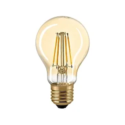 Filamentlamp standaardvorm NORMAL A60 GOLD A60 dimbaar E27 4,5W 400lm 2500K 330° CRI 80 dimbaar