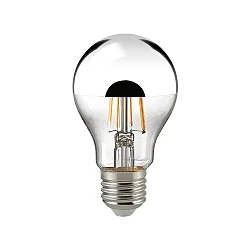 Lichtbron Edison peervorm FILAMENT MIRROR dimbaar A60 helder E27 8,5W 900lm 2700K 180° CRI 80 dimbaar