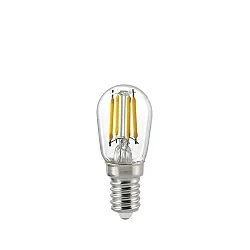 LED Filament Tube lamp S28, 230V, Ø 2.6cm / L 6.1cm, E14, 2.5W 2700K 250lm 300°, clear