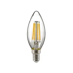 Filamentlamp kaarsvorm E27 4,5W 470lm 2200-2700K 300° CRI 90 dimbaar