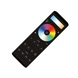 luxigent Hand remote control PUK 1-channel DIM, Ø 3.9cm / H 1.5cm, with button, Memoryfunktion, reach 20-30m, white
