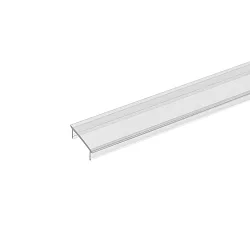 Cover for Recessed profile FLAT / Wall profile UP OR DOWN 12 / UP & DOWN 12 / Recessed profile FLAT, flush, length 200cm, opal