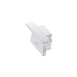 Endcap for Recessed profile 12, flush, with hole