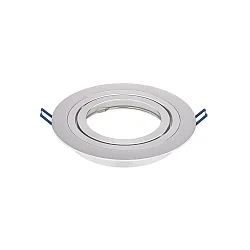 Inbouwarmatuur AR111 IP20, aluminium geborsteld