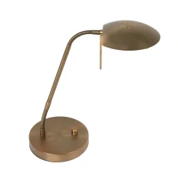 Tafelarmatuur ELOI IP20, brons, wit dimbaar