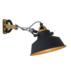 Mexlite Wall luminaire NOVÉ, 1 flame, black