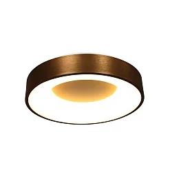 Plafondarmatuur RINGLEDE LED rond LED IP20, brons, wit dimbaar