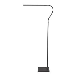 Staande lamp SERPENT met flexibele arm, met aanraakdimmer IP20, zwart mat dimbaar