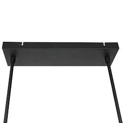 pendant luminaire STANG 3 flames E27 IP20, dark green