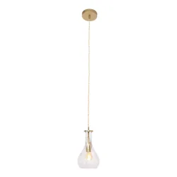 Pendelarmatuur GRAZIOGLASS ?14cm E27 IP20, messing