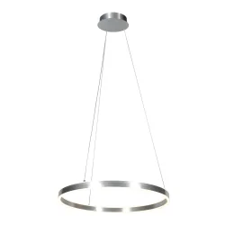 Pendelarmatuur RINGLUX IP20, zilver dimbaar