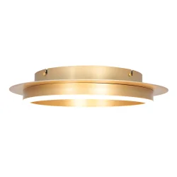ceiling luminaire RINGLUX 1 flame IP20, gold dimmable
