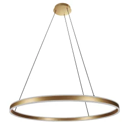 Pendelarmatuur RINGLUX up down IP20, goud dimbaar