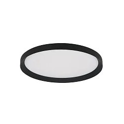 Plafondarmatuur FLADY up down IP20, zwart dimbaar