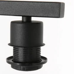 floor lamp STANG 1 flame E27 IP20, black dimmable